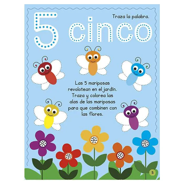 Libro De Actividades 123 con stickers - Nuevo Y Original - Lexus