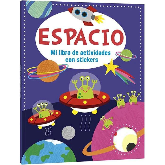 Libro De Actividades Espacio con stickers - Nuevo y Original - Lexus