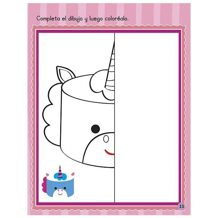 Libro De Actividades Unicornios C/stickers - Original Lexus