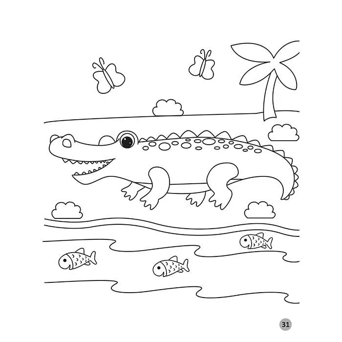 Libro De Actividades Animales de la Jungla con stickers - Lexus