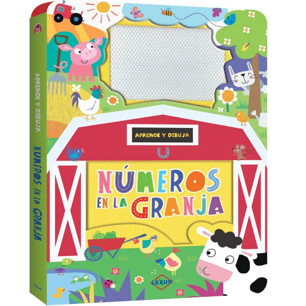 Aprende y Dibuja: Números en la Granja