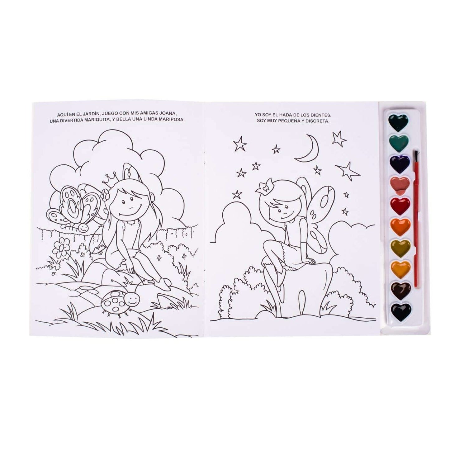 Hadas Brillantes - Libro con Acuarelas