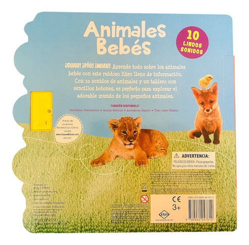 Libro Animales Bebes- 10 Sonidos/datos- Lexus Nuevo/original