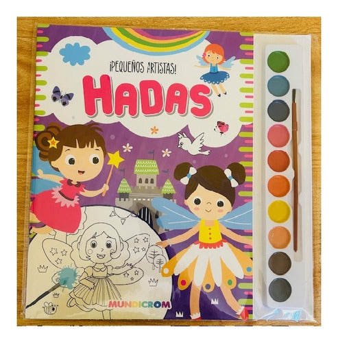 Pequeños Artistas! - Hadas - Libro Para Pintar Con Acuarela