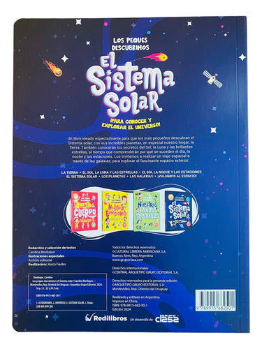 Libro Los Peques Descubrimos El Sistema Solar - Lexus- Nuevo