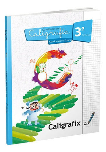 Caligrafix Cuaderno Caligrafia 3 Basico Cuadricula