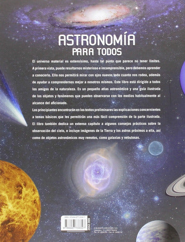 Astronomía Para Todos Tapa Dura Editorial Lexus En Español