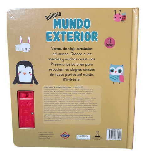 Libro Ruidoso Mundo Exterior 12 Sonidos /lexus Nuevo/origina