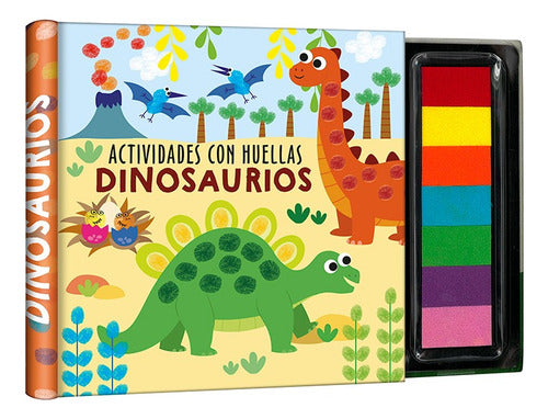 Libro De Actividades Con Huellas - Dinosaurios - Lexus
