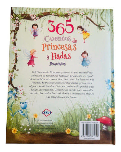 Libro 365 Cuentos De Princesas Y Hadas Ilustrados- Lexus T/d