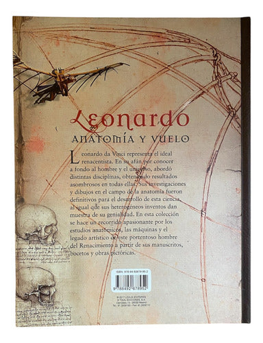 Libro Leonardo Anatomia Y Vuelo - Lexus - Nuevo Y Original