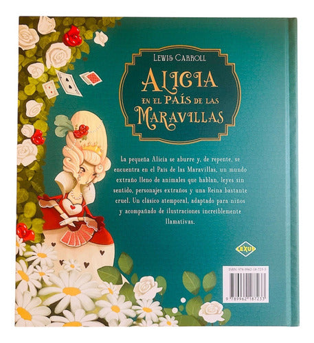 Libro Alicia En El Pais De Las Maravillas - Ed. Lujo T/dura