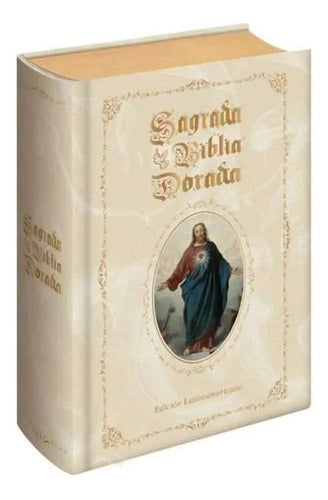 Sagrada Biblia Dorada Mediana - Nuevo Y Original - Lexus