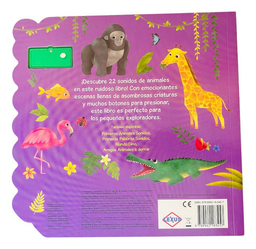 Libro Selva Ruidosa - 22 Sonidos - Lexus Nuevo Y Original