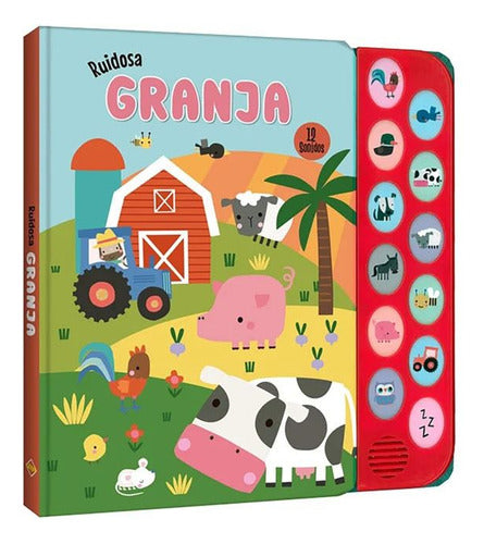 Ruidosa Granja / Pd. (12 Sonidos), De Mammoth World., Vol. 1. Editorial Lexus Editores Infantil, Tapa Dura, Edición 01 En Español, 2023