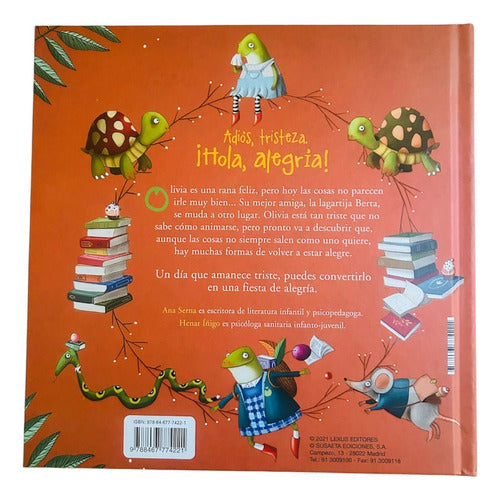 Libro Adios Tristeza ¡hola Alegria! - Lexus Nuevo Origin T/d