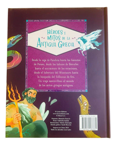 Libro Heroes Y Mitos De La Antigua Grecia - Lexus Tapa Dura