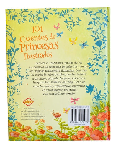 Libro 101 Cuentos De Princesas Ilustrados - Lexus - Nuevo