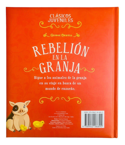 Libro Rebelion En La Granja - Ilustrado - Clasicos Juveniles