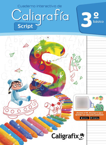 Caligrafia Script 3 Basico Caligrafix Tapa Pasta Blanda