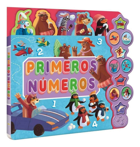 Primeros Números: Libro Pasta Dura Con Sonidos, De Equipo Susaeta. Lexus Interactivos, Vol. 1. Editorial Lexus, Tapa Dura, Edición 2022 En Español, 2022