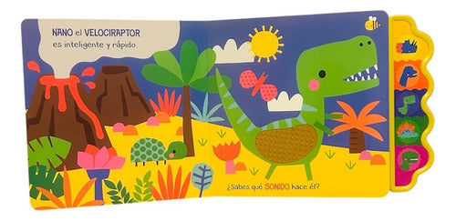 Viaje Jurásico: Aventuras Para Tocar Y Escuchar, De Lexus. N/a, Vol. 1. Editorial Lexus Editores, Tapa Dura En Español, 2024