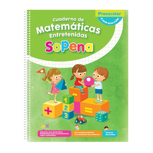 Matematicas Entretenidas Sopena Desde 4 Años Prekinder