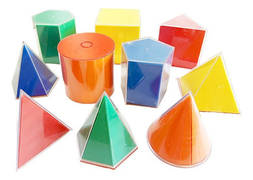 Cuerpos Geométricos Con Redes Plegables 2d/3d