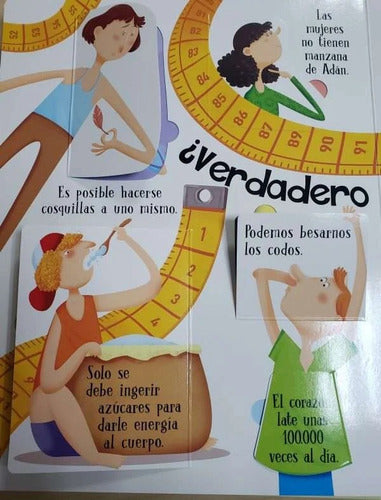 Libro Cuerpo Humano - Levanta Tapitas - 60 Datos Curiosos