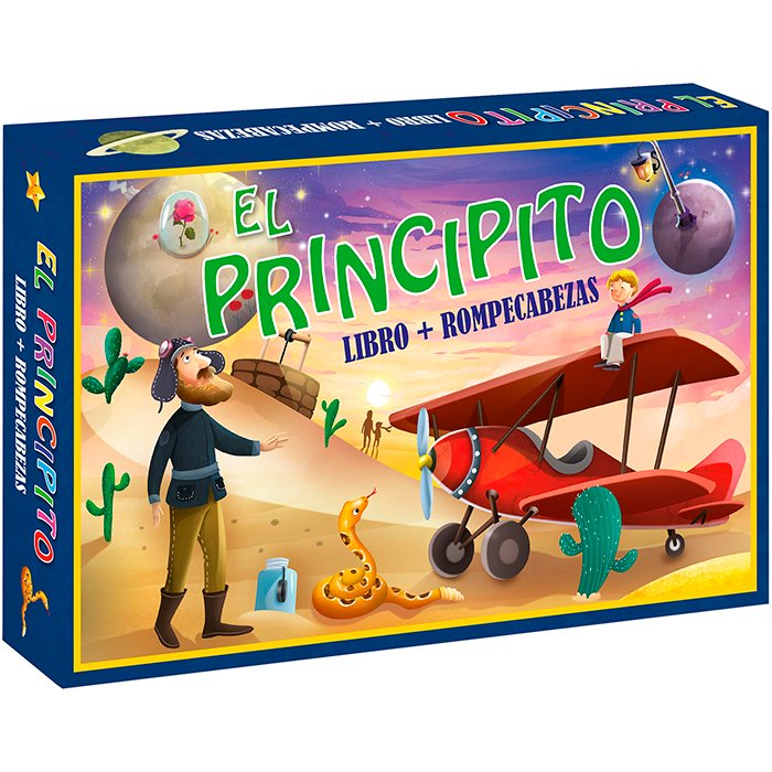 Libro El Principito Libro + Rompecabezas