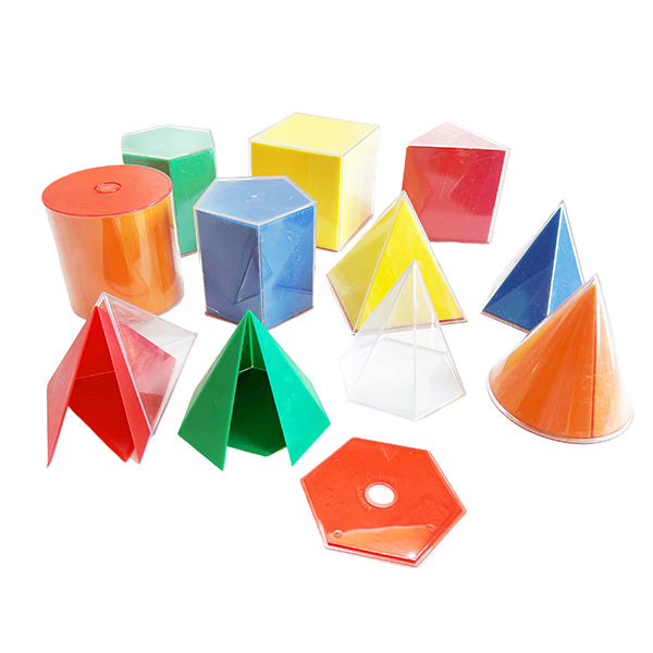 Cuerpos Geométricos Con Redes Plegables 2d/3d