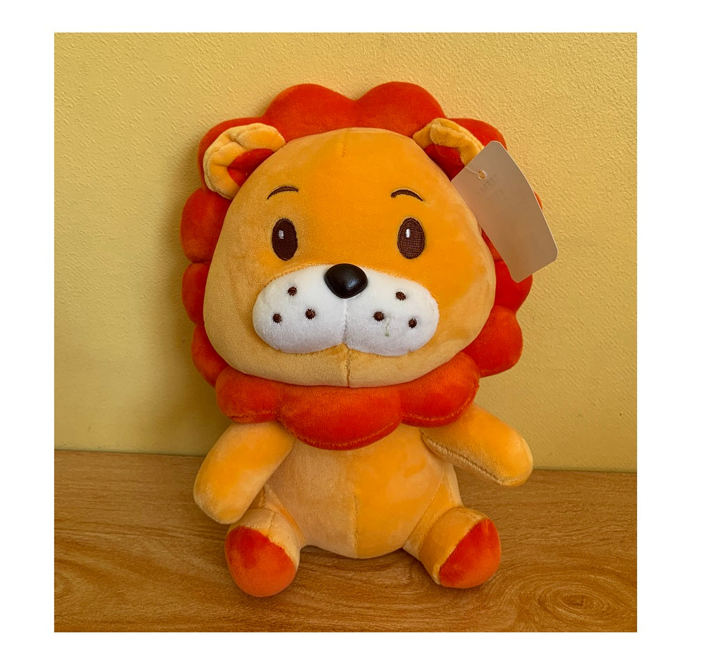Peluche Leon Kawaii de Felpa Suave 23cm