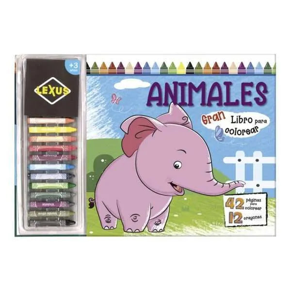 Animales: Gran Libro Para Colorear