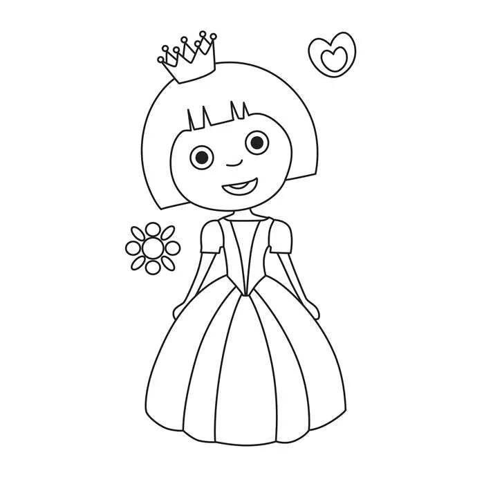 Set de Libros para Colorear Pequeña Princesa