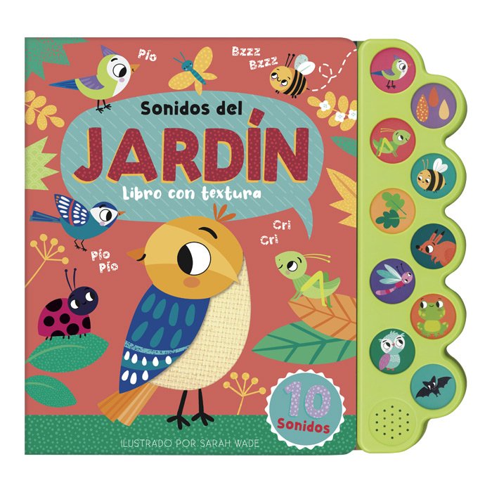 Libro con Textura – Sonidos del Jardín
