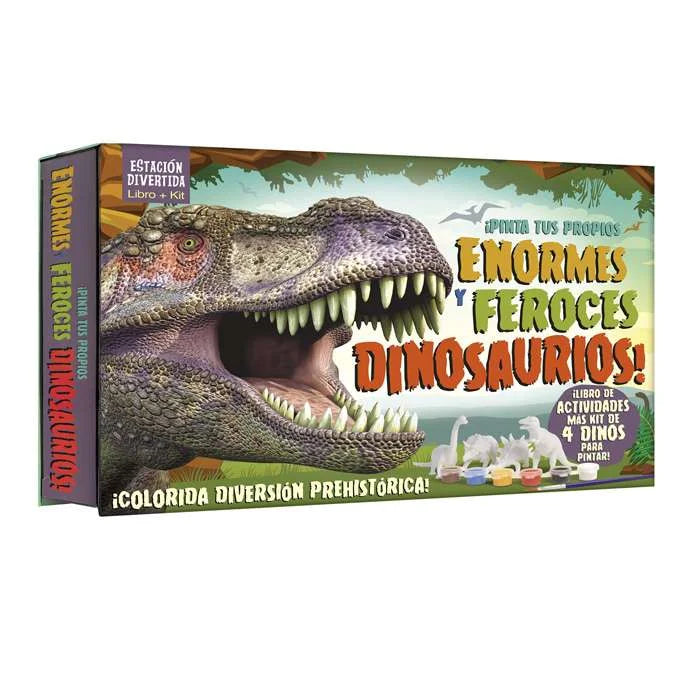 Pinta tus Propios Enormes y Feroces Dinosaurios