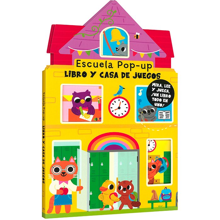 Escuela Pop-Up - Libro y Casa de Juegos