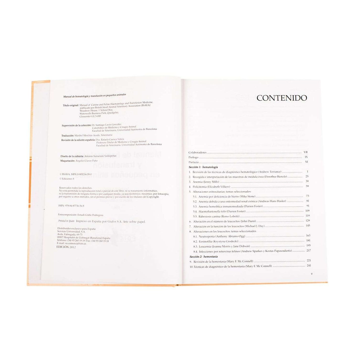 Manual de Hematología y Transfusión en Pequeños Animales
