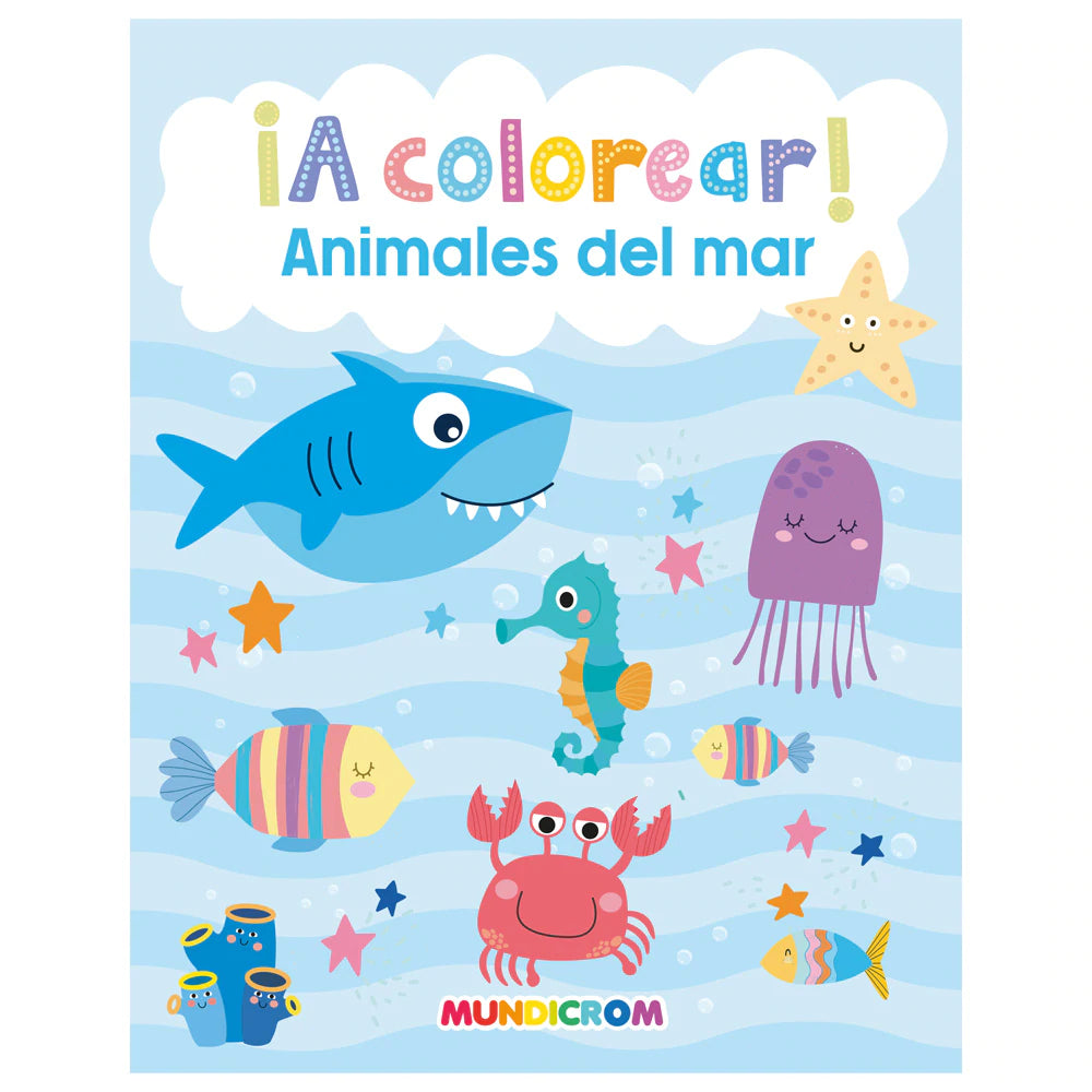 Colección ¡a Colorear! 3 Libros, Dinosaurios-transportes-animales - Mundicrom