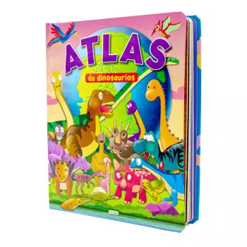 Atlas De Dinosaurios - Tapa Dura Y Hoja Dura - Ed. Saldaña