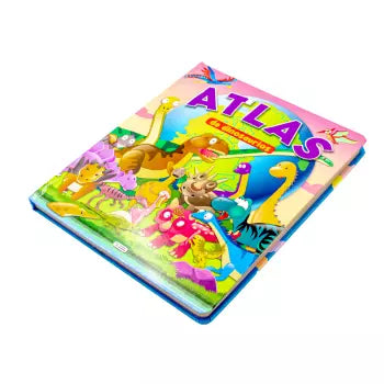 Atlas De Dinosaurios - Tapa Dura Y Hoja Dura - Ed. Saldaña