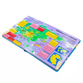 Atlas De Dinosaurios - Tapa Dura Y Hoja Dura - Ed. Saldaña