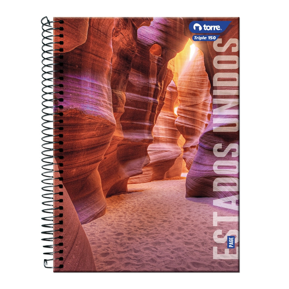 Pack 4 Cuadernos Triple Torre 150hojas matem. 7mm. Unisex