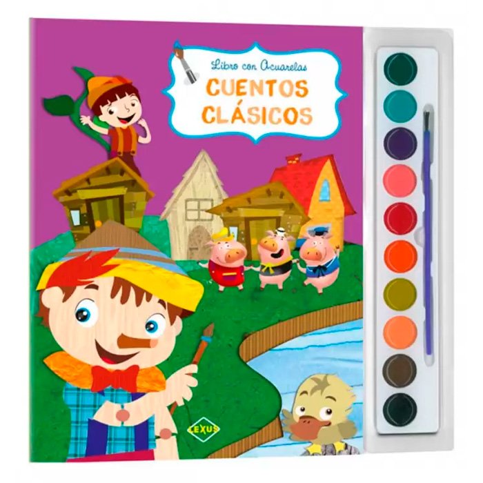 Cuentos Clásicos - Libro con Acuarelas