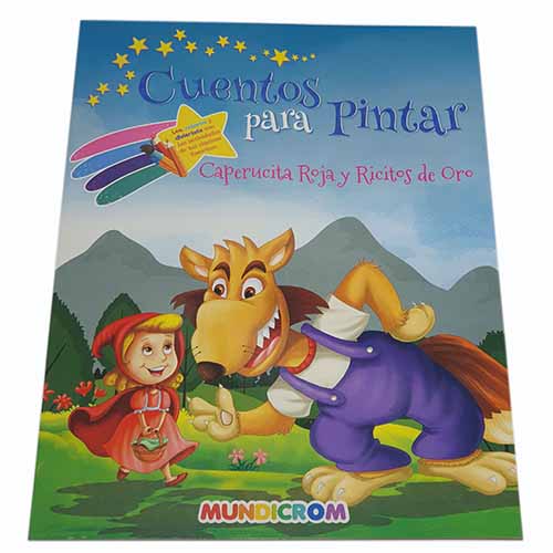 Cuentos Clasicos Para Pintar 3 Libros - Mundicrom