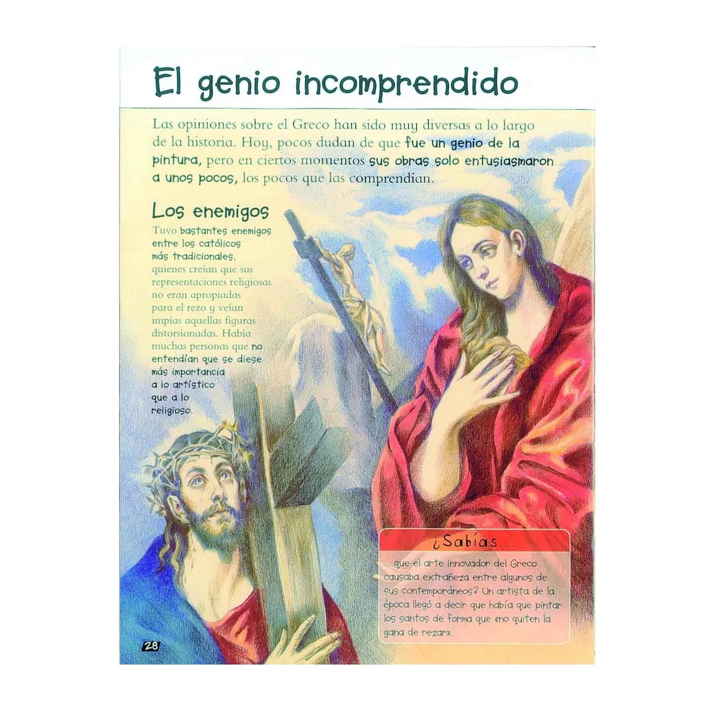 Libro El Greco Un Genio Incomprendido - Minibiografia- Lexus