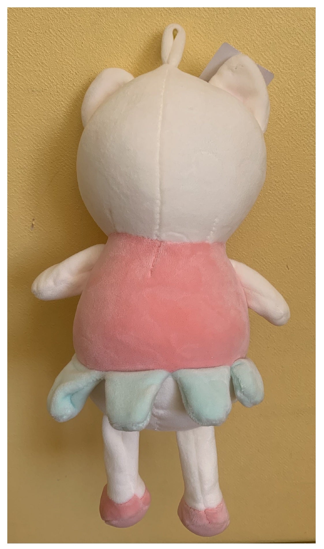 Peluche Gata Con Vestido Rosa Kawaii De Felpa Suave 34cm