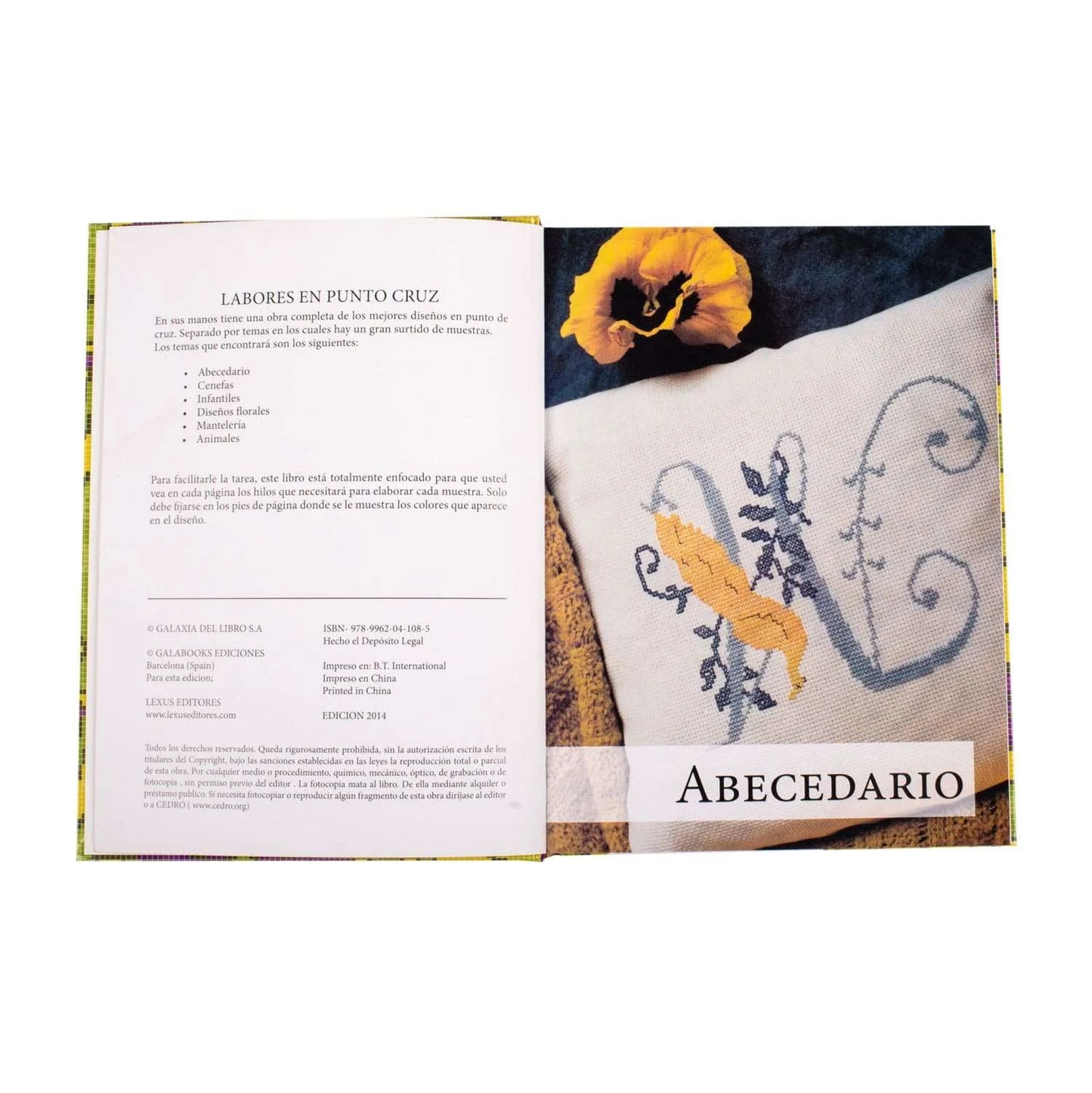 Libro Labores En Punto De Cruz - Nuevo Y Original - Lexus
