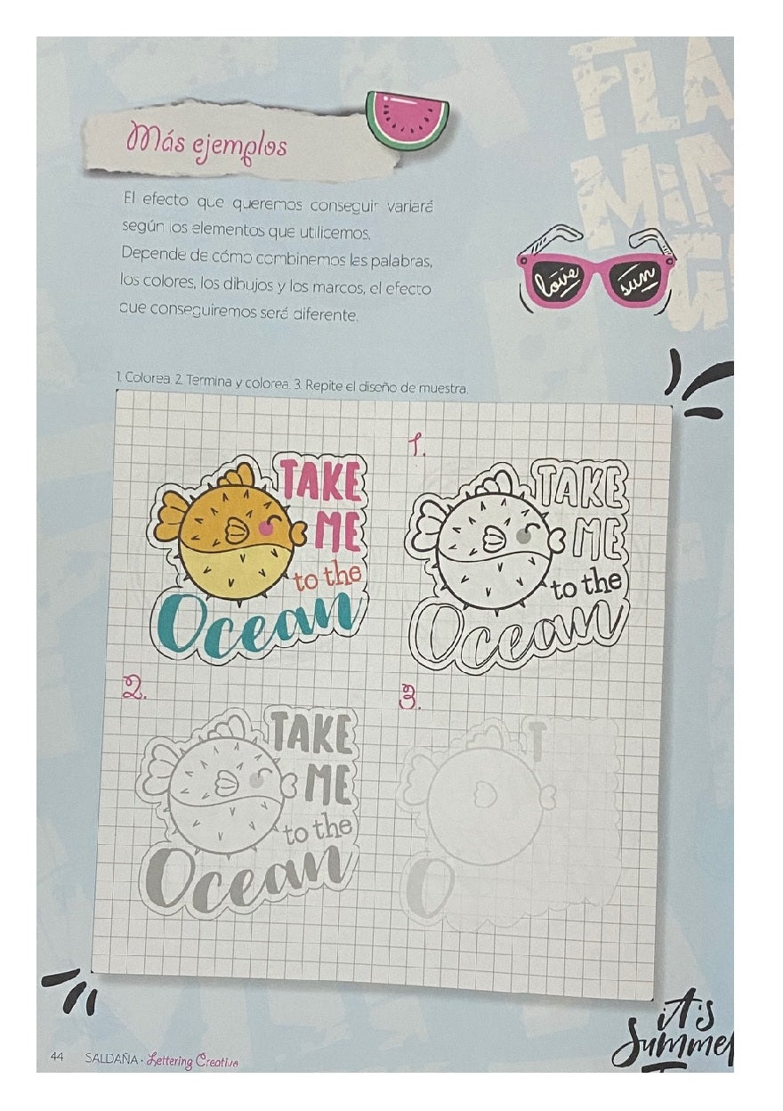 Lettering Creativo Principiantes Tomo 2 - Ediciones Saldaña