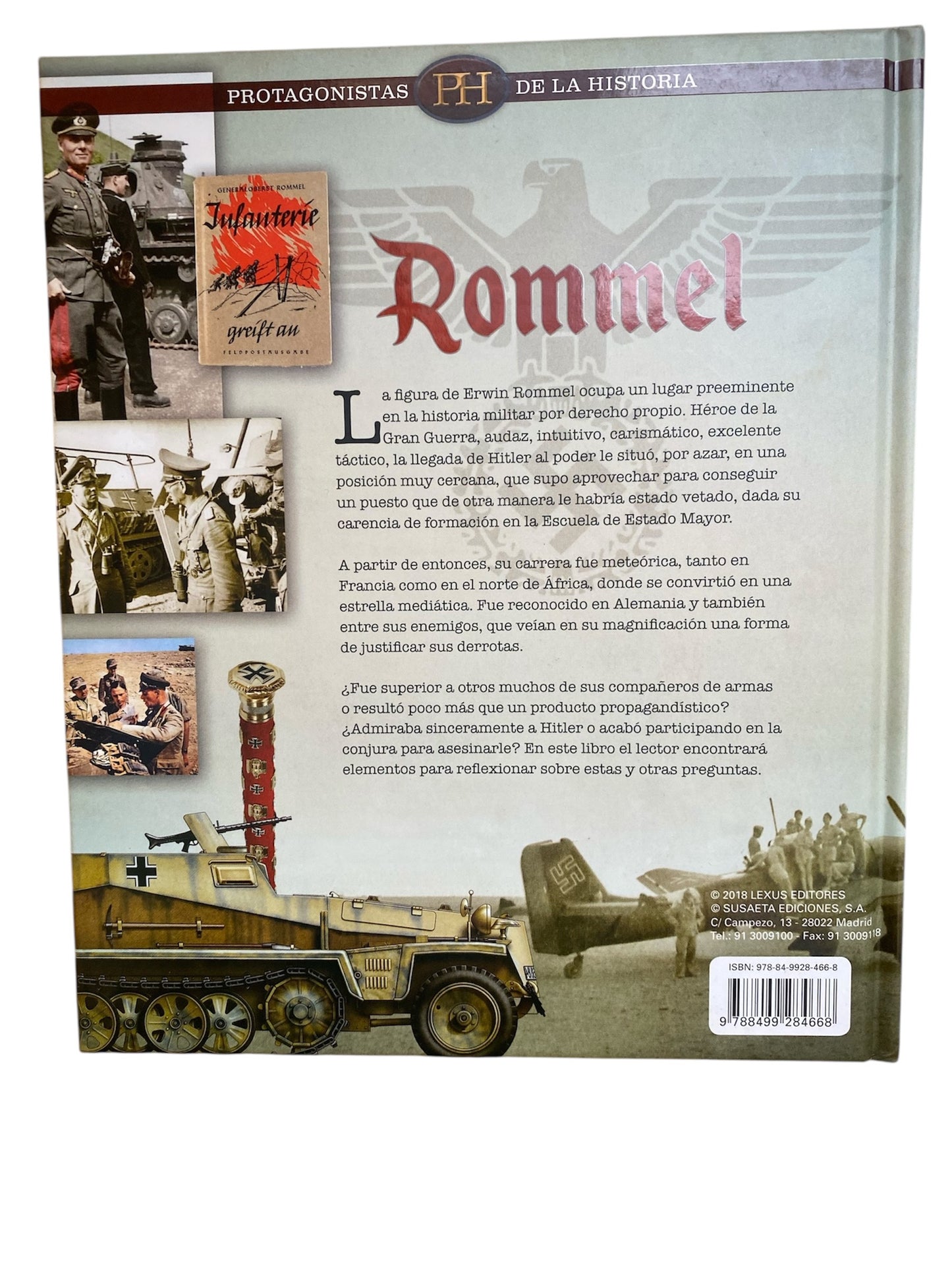 Libro Rommel - Protagonistas De La Historia - Lexus - Nuevo y Original